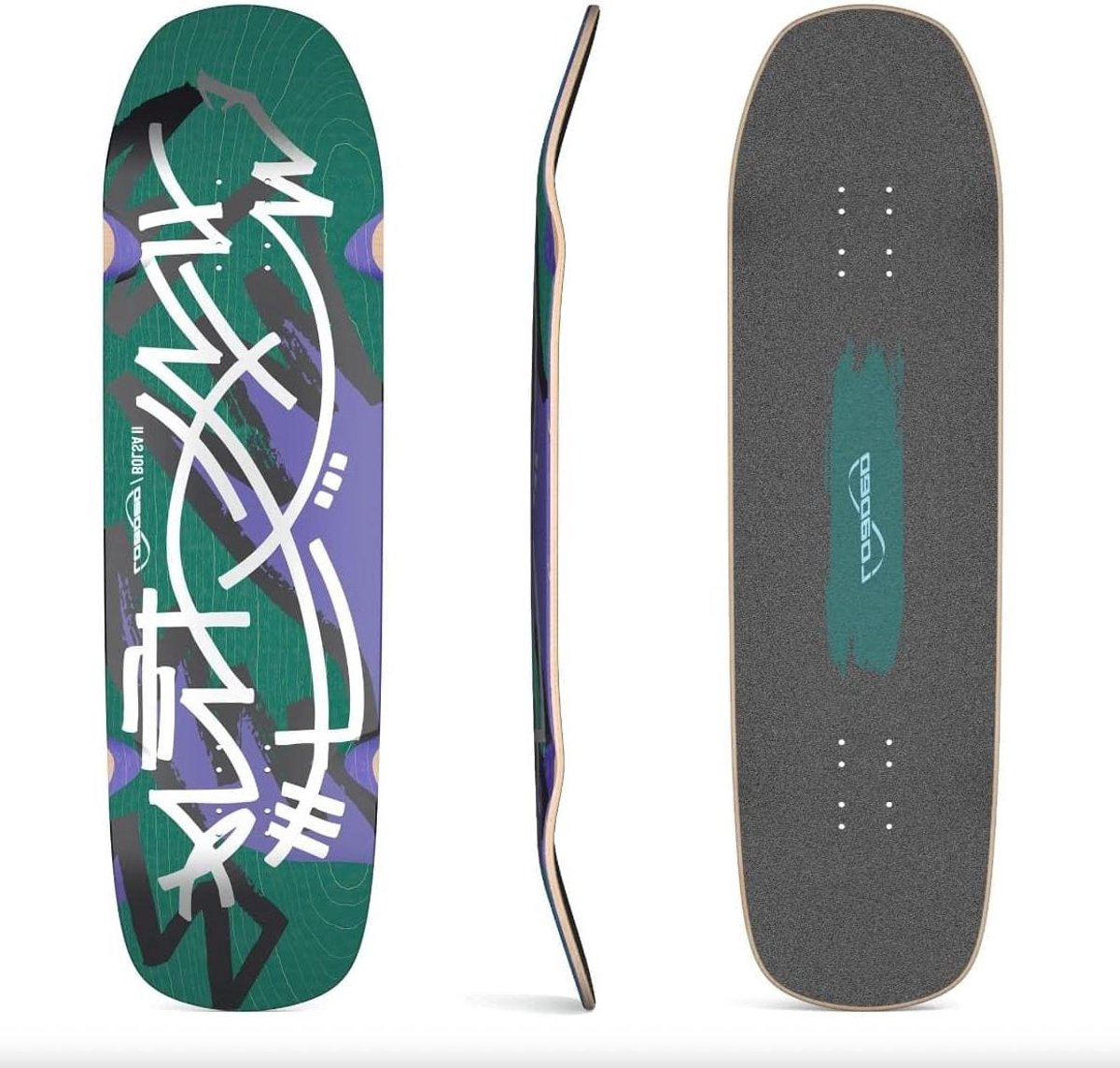 Skateboard Deck Longboard Onderdeel Stadsritten Cruisen Bamboe Glasvezel 7-laags Jazz Graphic