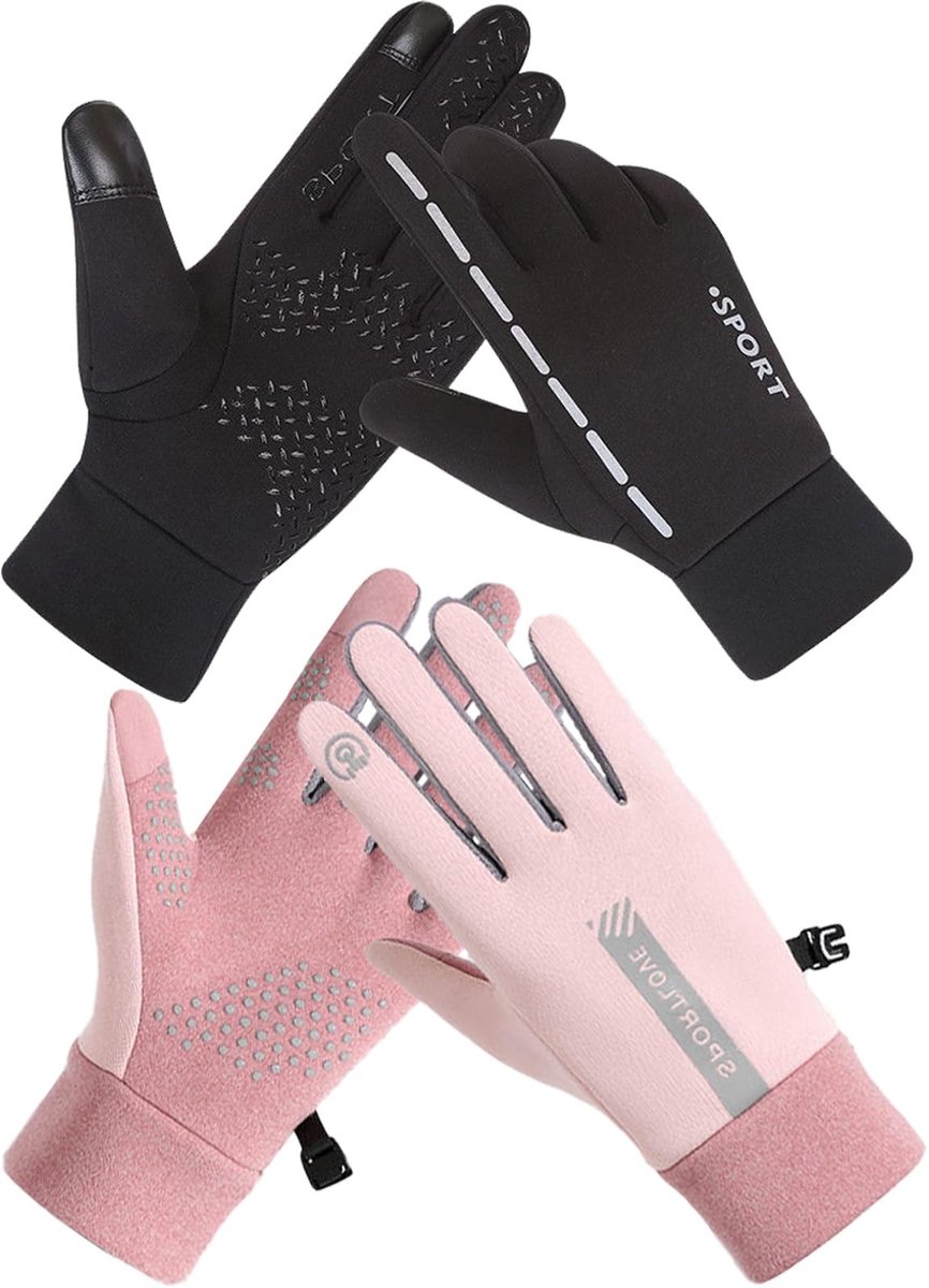 Dailygoods- Fietshandschoenen Winter - Kinderhandschoenen Waterdicht - Antislip - Thermische Handschoenen - Touchscreen - Geschikt voor Fietsen - Winterhandschoenen