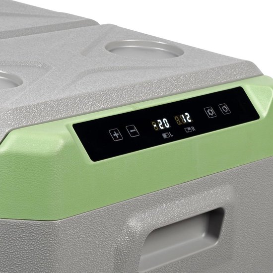 Steamy-E Single Zone 45, Elektrische Compressor Koelbox met twee compartmenten, 32 Liter, Grijs, 12V/230V, voor vriezen en koelen van -20 tot +20, ideaal voor op de camping — afbeelding 2