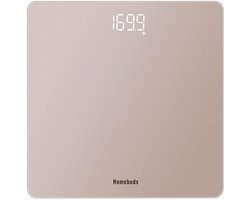 Homebuds Digital Body Weight Bathroom Scales, High Precision Assured, Professional Factory of Scales since 2001, Bright White LED Step Model, 3 AAA Batteries Included, 182 kg