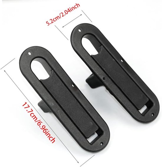 Tafelblad Clips - Pooltafel Onderdelen - Biljart Stabiliteit - Gereedschapsloze Installatie - 2 stuks 4 inch - Zwart — afbeelding 3