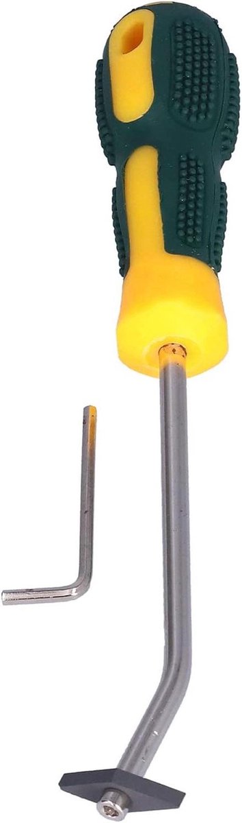 Voegenverwijderaar Gereedschap - Voegenreiniger Handmatig - Tegels Schoonmaken - Ergonomisch Handvat - 26 x 8 x 4 cm - Grijs