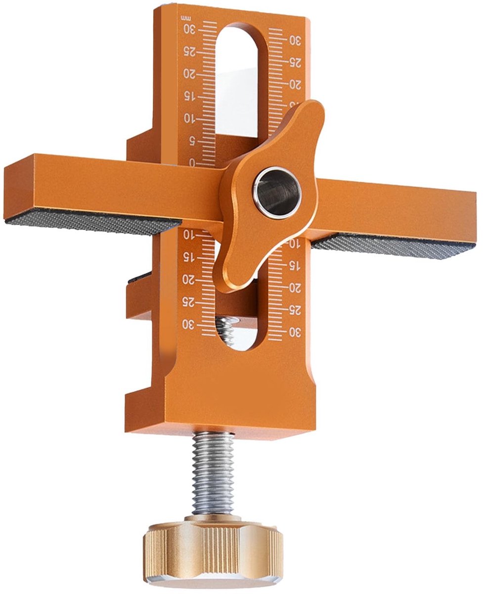 Dailygoods- Kastdeur Positioner Zware Aluminiumlegering - Verstelbare Steunarm - Montagemal - Eenvoudige Installatie - Ondersteuning en Nivellering