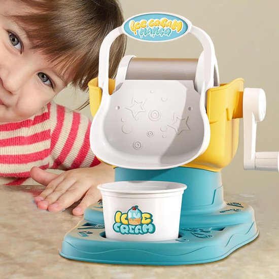 IJsmachine - Softijsmachine Yoghurtmaker - Desserts Maken - Kindvriendelijk Ontwerp - 17.5 x 22.1 x 19.2 cm - Geel — afbeelding 3