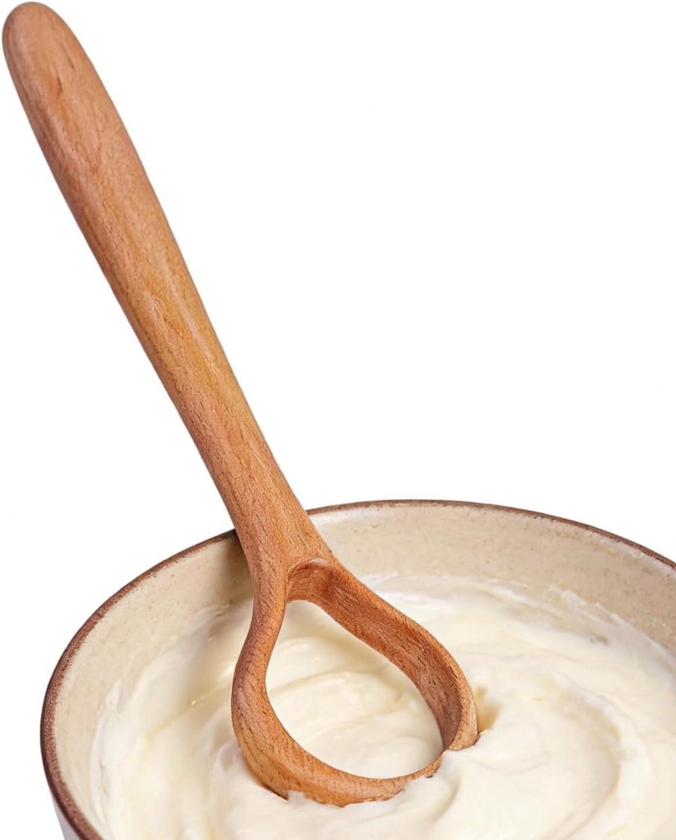 Deegklopper - Deegroerder Bakmixer - Bakken en Koken - Ergonomisch Handvat - Niet gespecificeerd - Houtkleur
