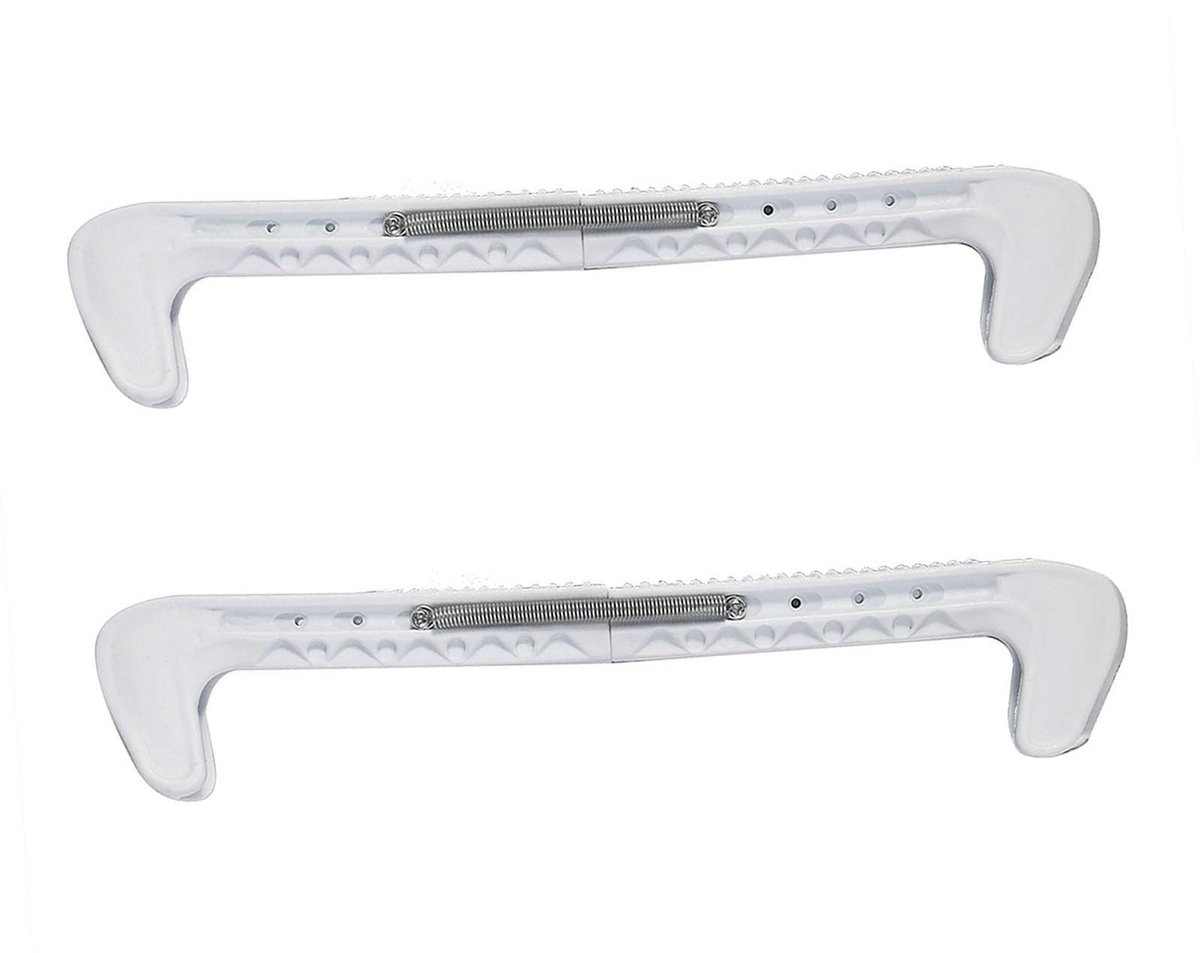 Dailygoods- Mesbeschermers Kunststof - Schaatsbeschermers Noren - Schaatsbeschermers IJshockey - 2 Stuks - Verstelbare Veer - 7 Kleuren