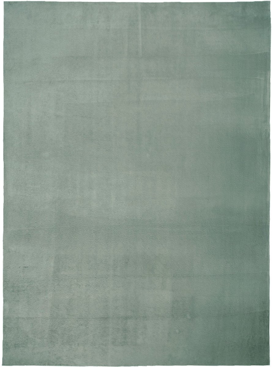 NATURL. Zacht laagpolig vloerkleed - Cozy Groen - 150x230cm