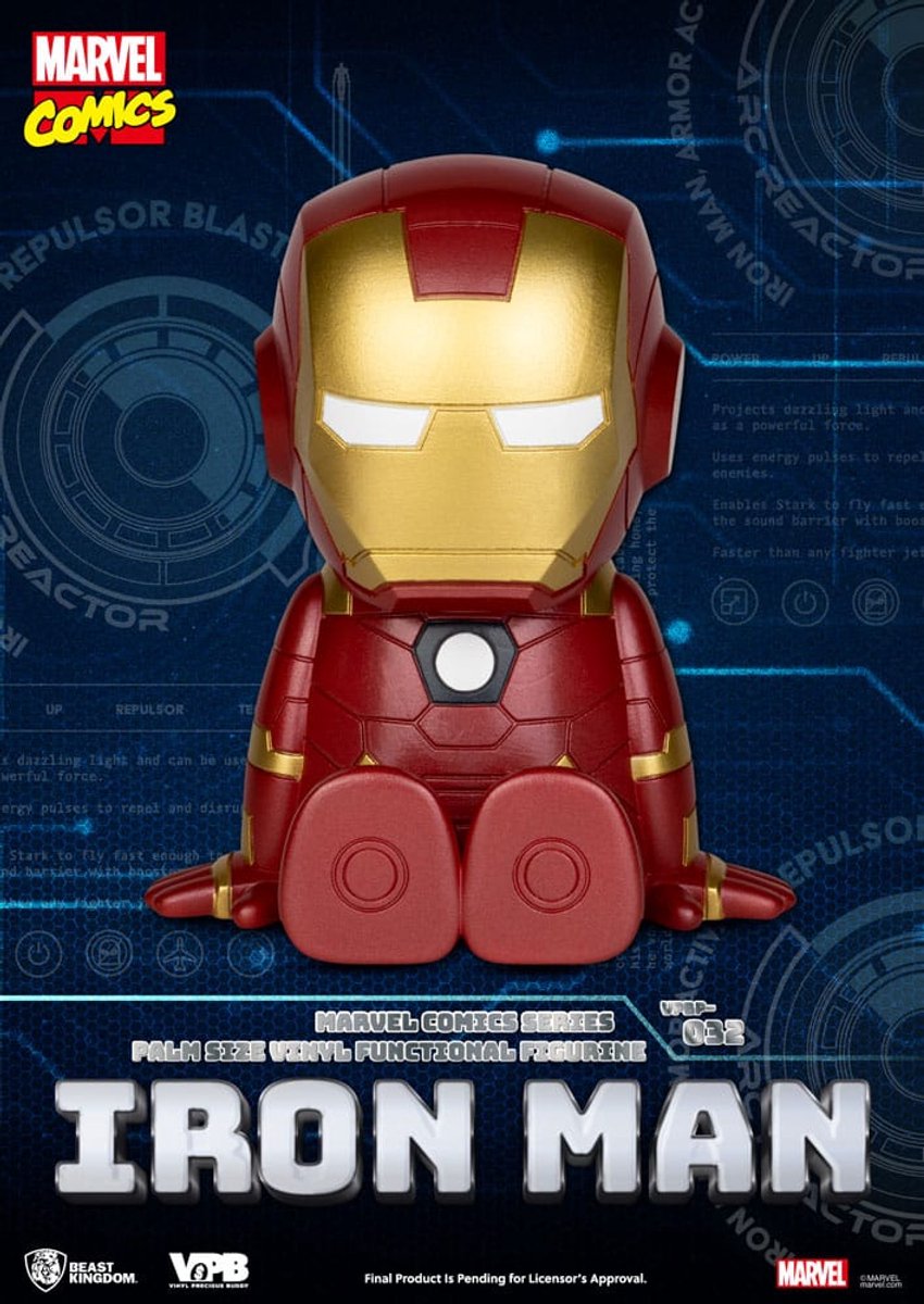 Beast Kingdom Toys Classic Marvel Comics Piggy Vinyl Bank Iron-man 12 cm Banks