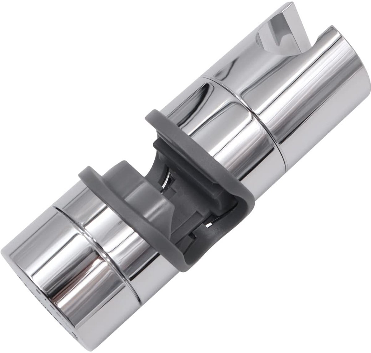 Dailygoods- Douchekop Houder Verstelbaar - Douchekophouder 18-25mm - Wandbeugel - Douchebeugel met Zijknop - 360° Draaiend - Hoogwaardig ABS
