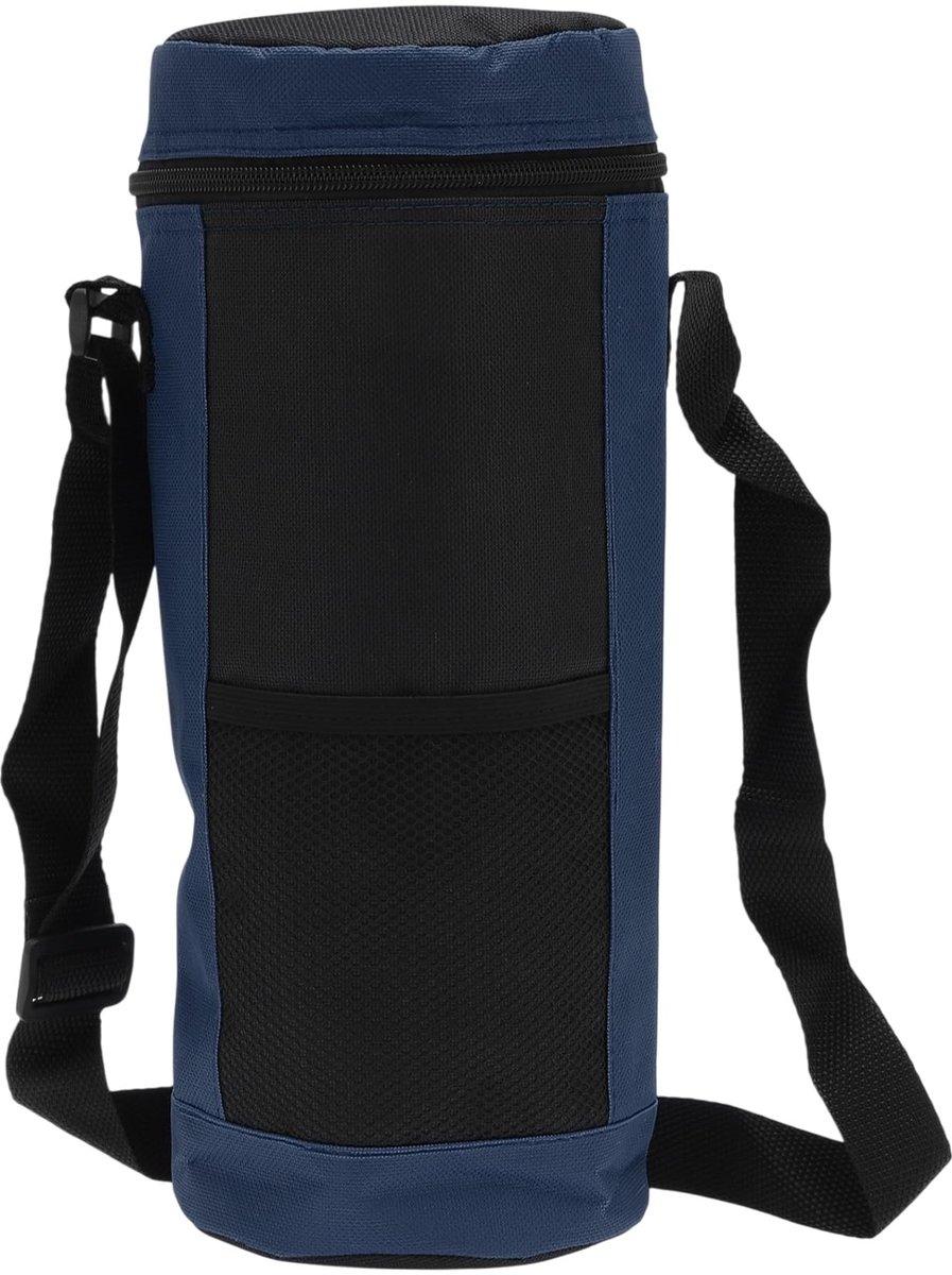 Dailygoods- Geïsoleerde Tas - Drielaagse Constructie - Waterfles Houder - Schokbestendig - Verstelbare Schouderriem - 34 x 13 cm - Duurzaam Oxford-Stof - Waterfleshouder