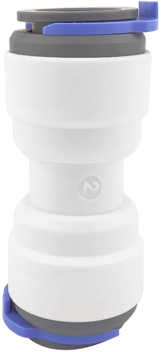 Dailygoods- Waterfilter Fitting - 1/2" Snelle Aansluiting - Dubbele Seal - Drukbestendig - Hoogwaardige POM - Lekvrije Verbinding - Waterfilter Connector