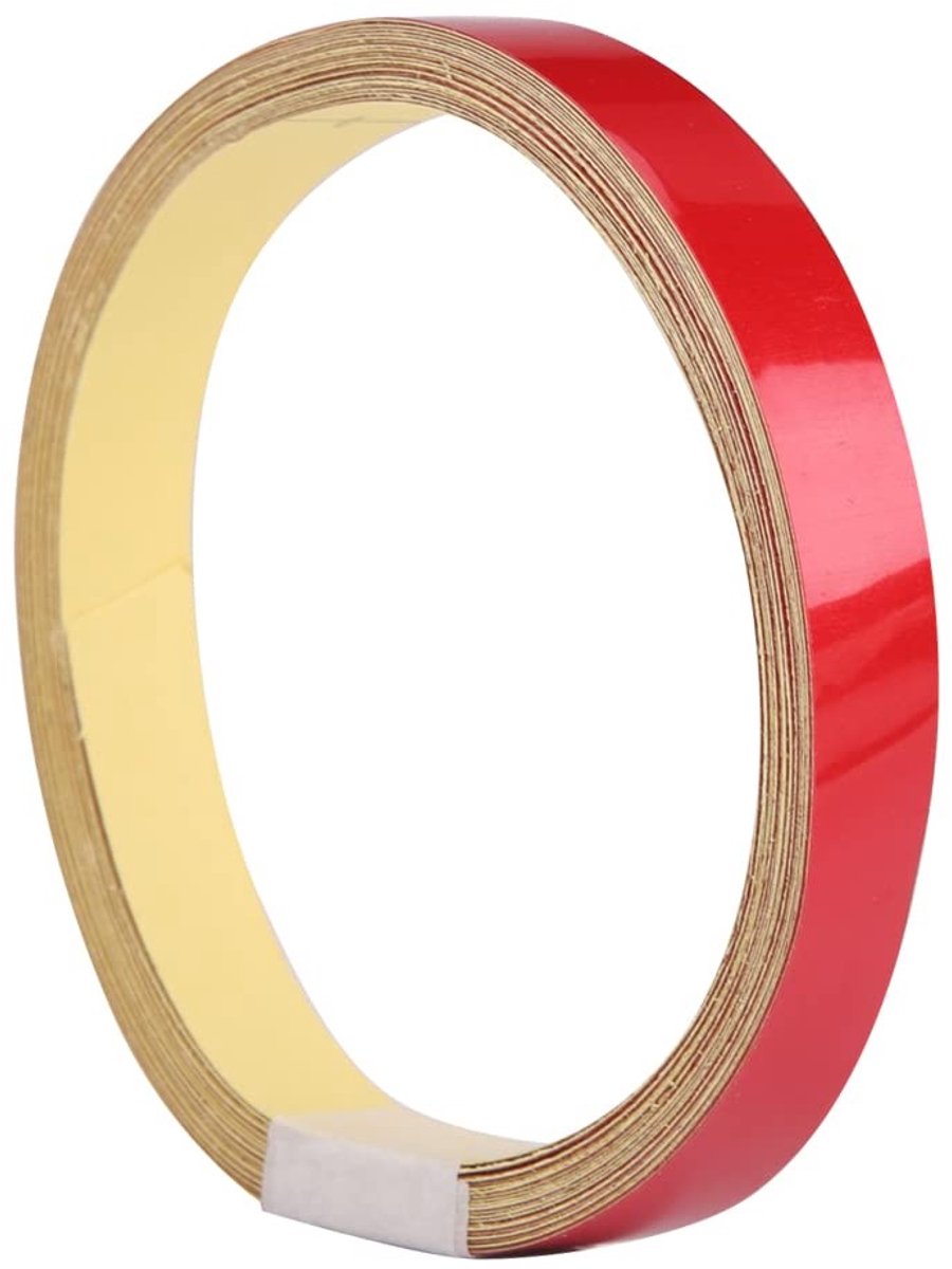 Dailygoods- Reflecterende Tape Hoge Efficiëntie - Zelfklevend - Duurzaam PVC - 5 Meter - Geschikt voor Motorfietsen/Bikes/Auto's - Weerbestendig - Waarschuwingssticker