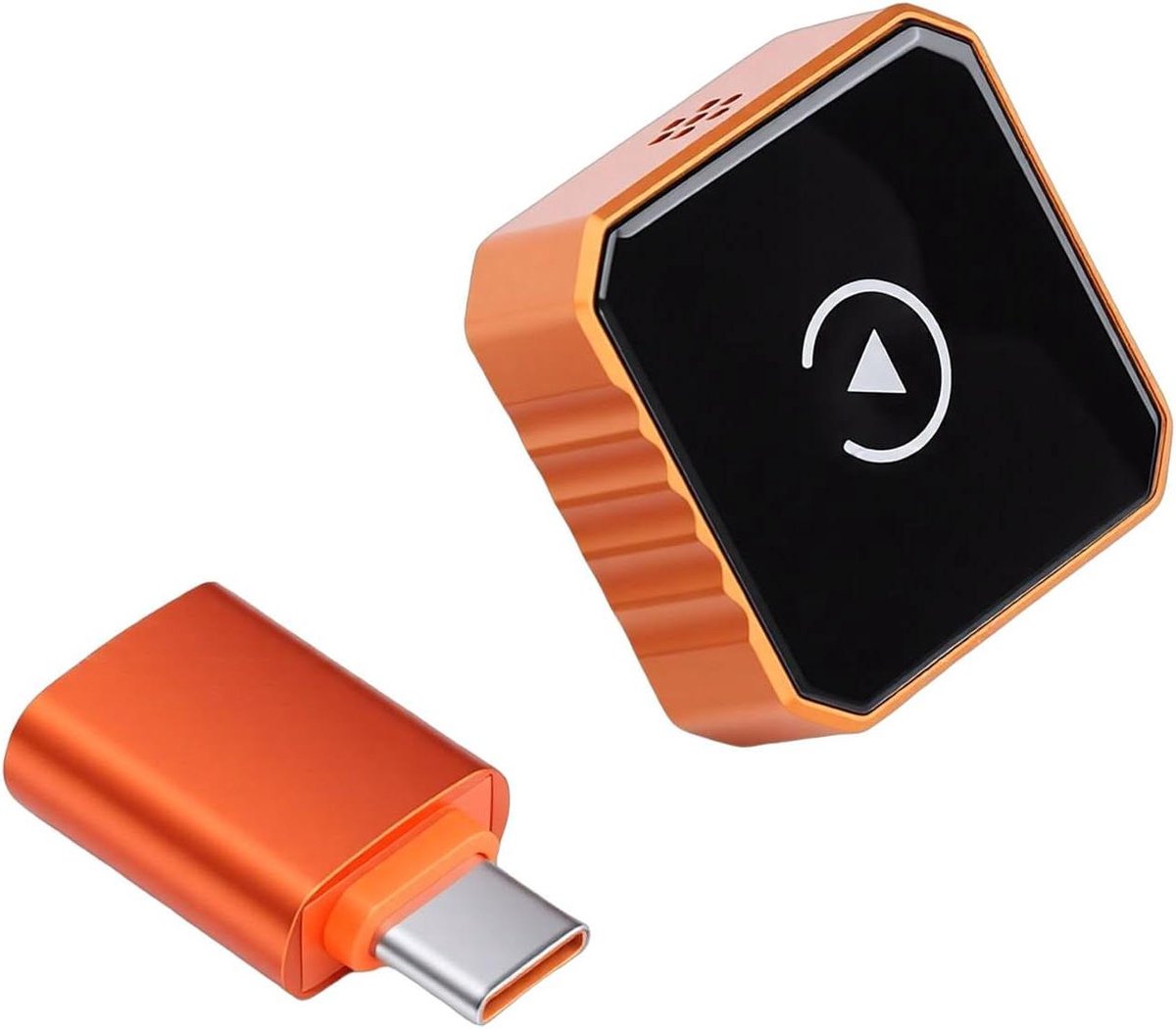 Draadloze Autoadapter - Auto Dongle - Auto Connectie - Plug and Play - 8 x 8 x 3 cm - Wit