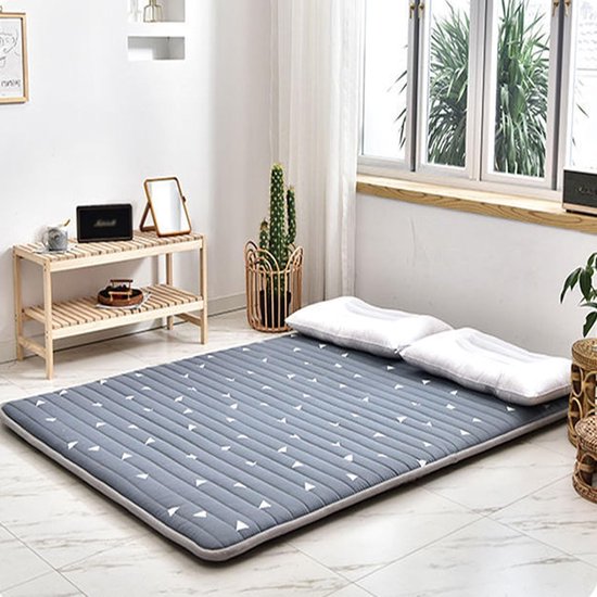 Opvouwbaar Matras - Japanse Tatami - Comfortabel Slapen - Ergonomisch Gewatteerd Design - 90 x 200 cm - A — afbeelding 2