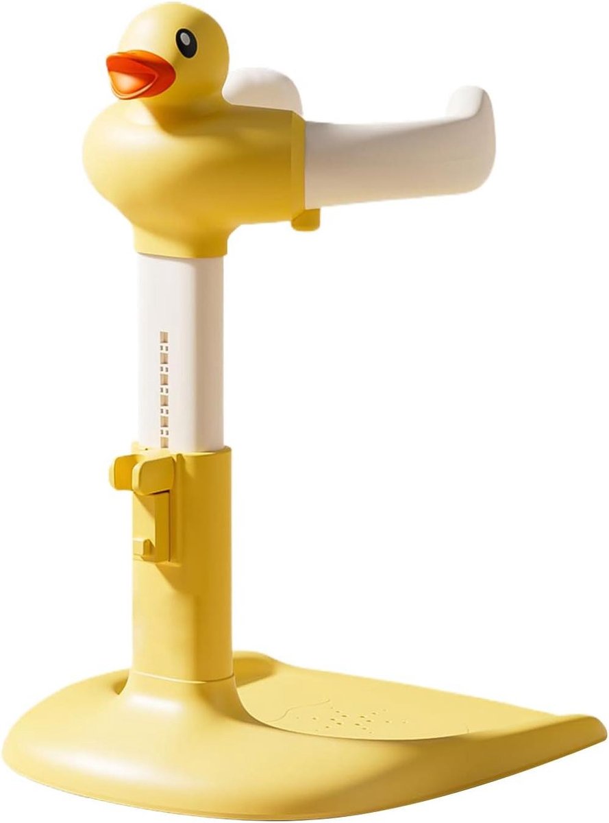 Babybad standaard - Voetenstandaard baby - Veilig badderen - Antislip onderkant - 35 x 35 x 58 cm - Wit