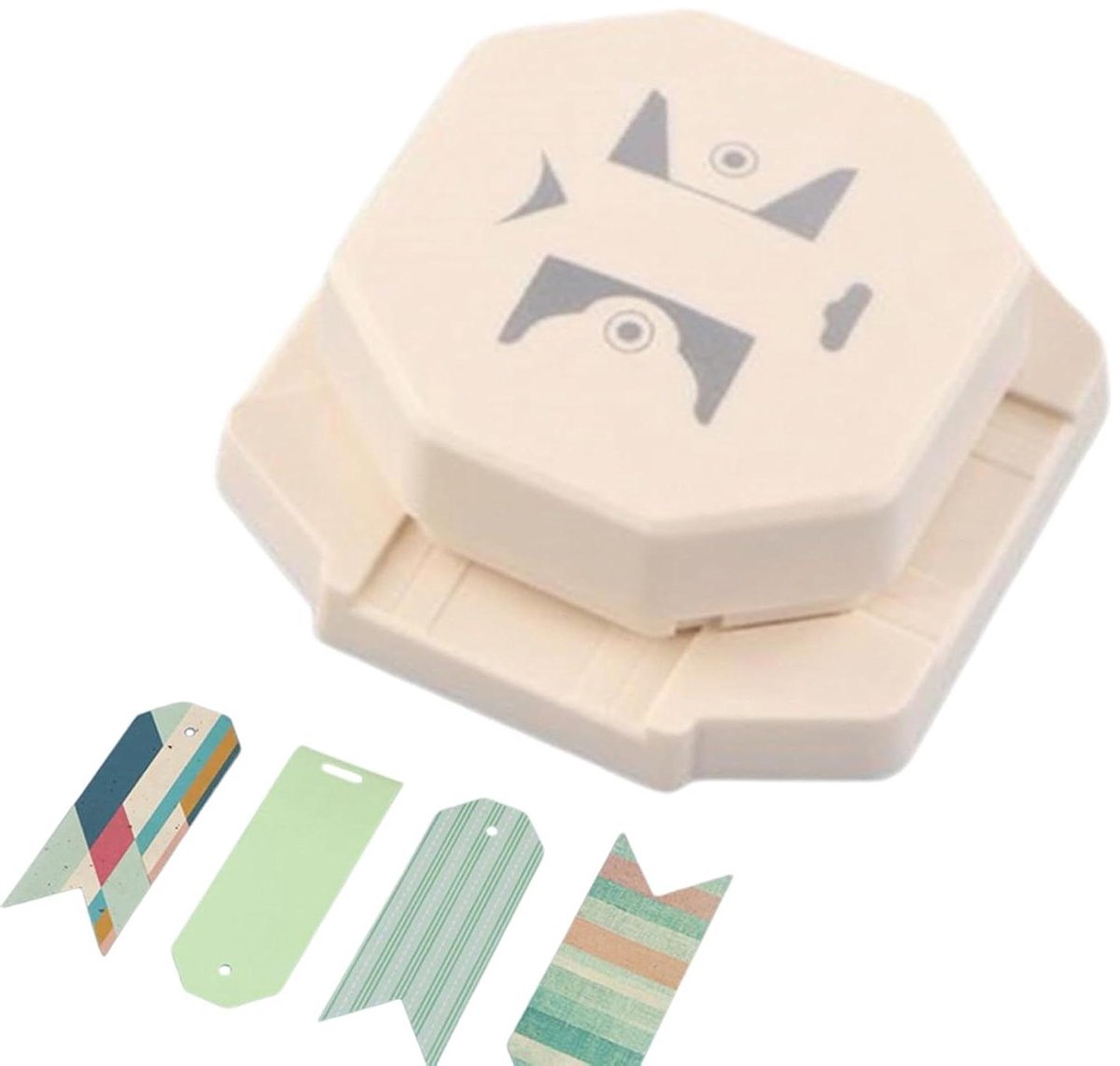 Hoeksnijder - Papierpons 4-in-1 - Kaarten Maken - Vier Hoekstijlen - 98 x 35 cm - Meerkleurig