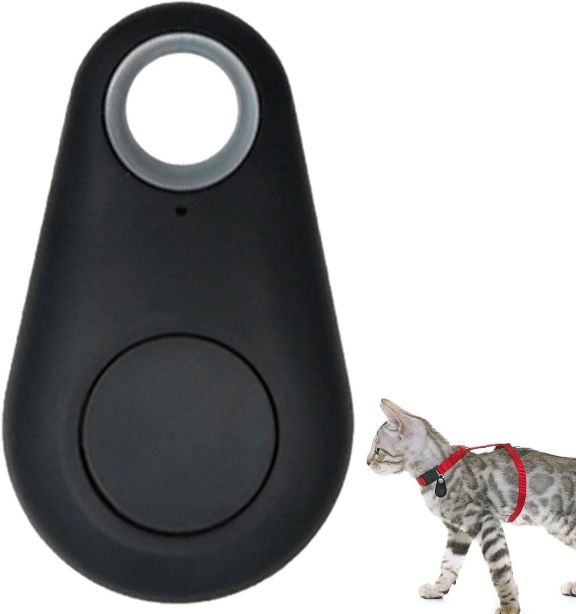 Sleutelzoeker GPS Tracker - Objectzoeker Tracker - Objecten Terugvinden - Realtime Monitoring - 5 x 5 x 3 cm - Wit