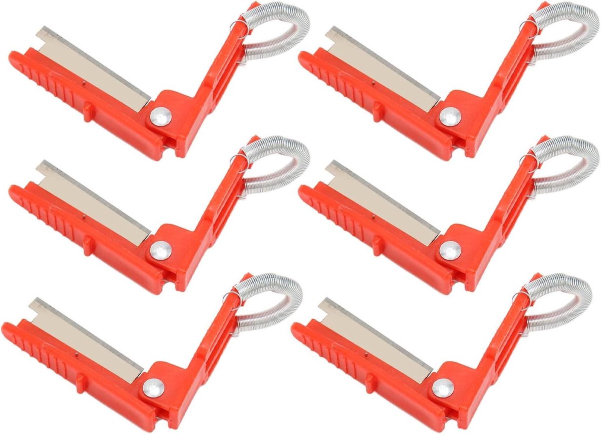 10-delige Duimsnoeischaarset Multifunctioneel Fruit-groenteplukgereedschap voor Eenvoudig Gebruik met één Hand Veilige Tuinsnoeier voor Het Efficiënt Oogsten van paprika's, Bonen,