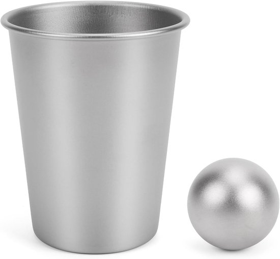 Herbruikbare Ijsballen - Gekoelde Drankjes - Buitenactiviteiten - Smaak Verwateren Niet - 4 cm - Zilverkleurig — afbeelding 3