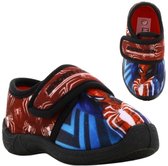 Spiderman - Pantoffels kinderen voor jongens - Sloffen kind met klittenbandsluiting - Schoenen van 2 tot 8 jaar - Maat 33 - Rood