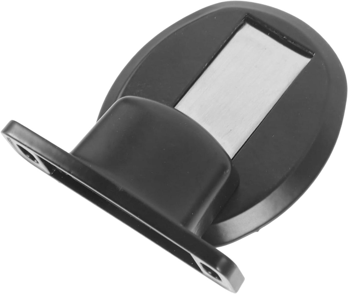 Magnetische Deurstopper - Deurhouder Deurvastzetter - Deuren Open Houden - Roestvrijstaal Geruisloos - 6 x 6 x 4 cm - Zwart
