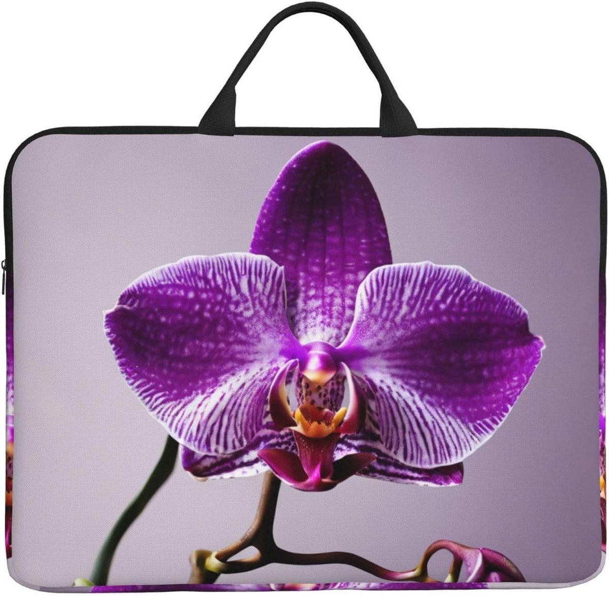 Laptophoes - Computertas - Dagelijks reizen - Dik parelkatoen - 14 inch - Zwart