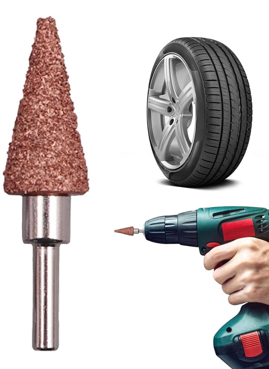 Polijstschijf Boormachine - Banden Polijstwiel - Metaal Bewerken - Komvormig Ontwerp - 8 cm - Wolfraamstaal