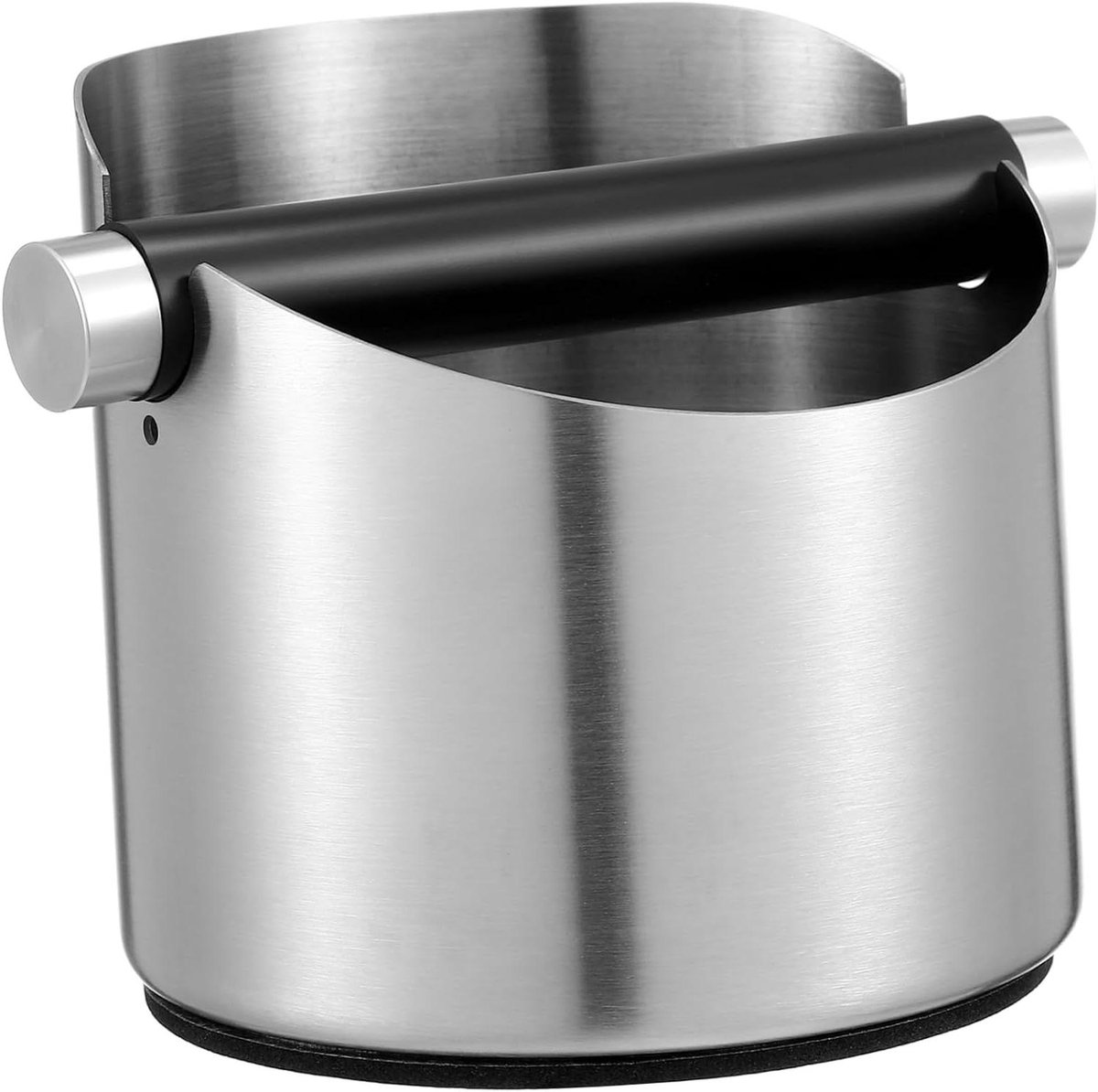 Koffiegruisbak Koffiedikbak Espresso Bereiden Antislip Bodem 14 x 11 x 11 cm Zilver