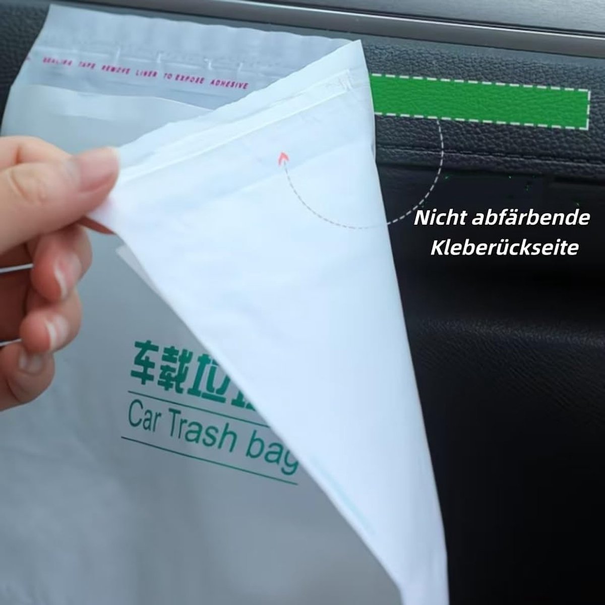 Auto Vuilniszakken - Wegwerp Opbergtas - Interieur Schoonhouden - Zelfklevende Bevestiging - 100 Stuks - Normaal