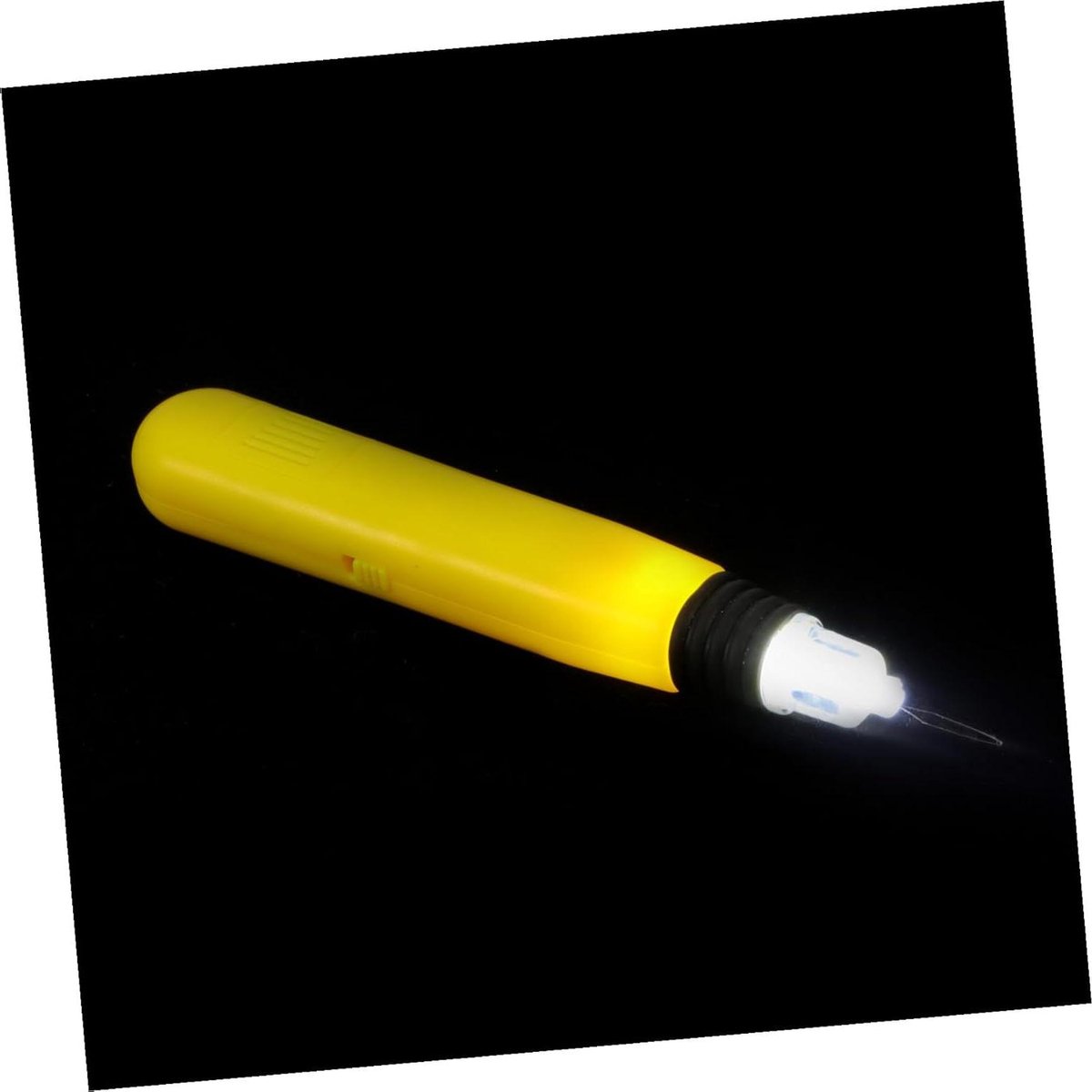 Naaigerei Inrijger - Naald Inrijger - Naaiwerk Vereenvoudigen - LED Lichtontwerp - 14 x 1.5 x 1 cm - Geel