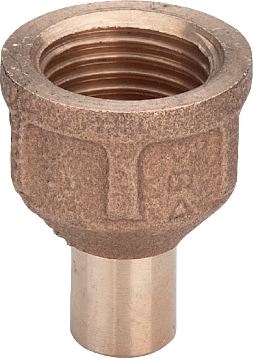 Viega Insteekstuk, d 35mm, Rp 11/4 roodkoper Model 94246G, 133252