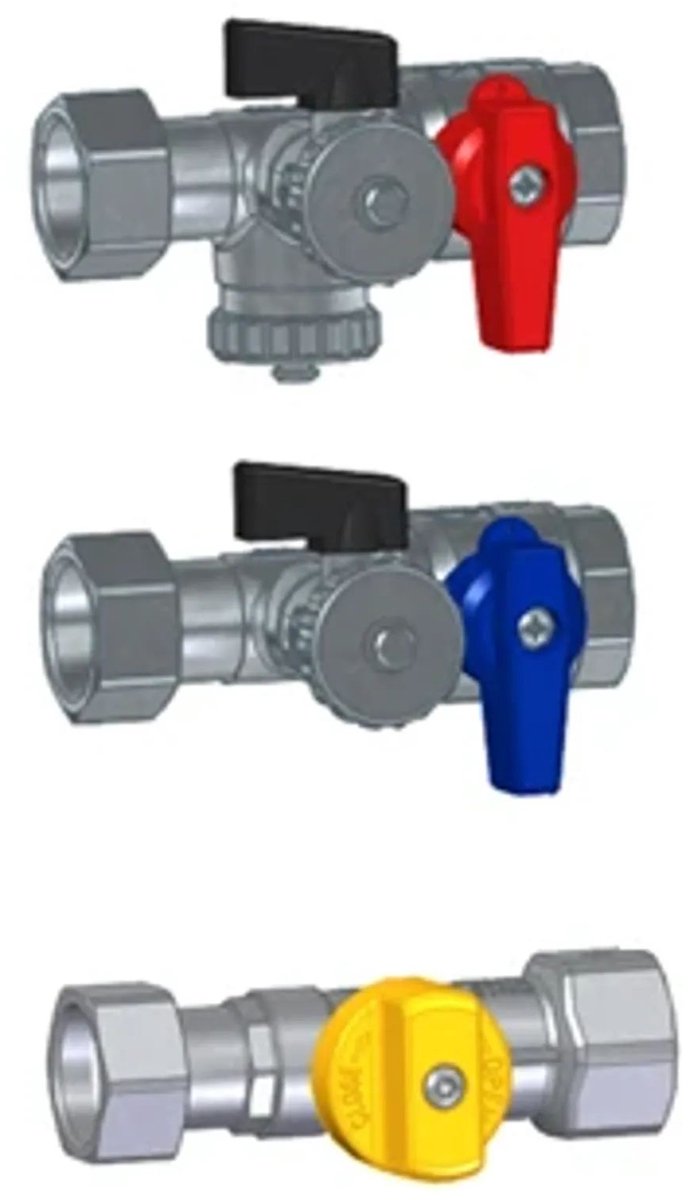 Remeha Kogelkranen 3/4 inch voor verwarming/gas, 7888332