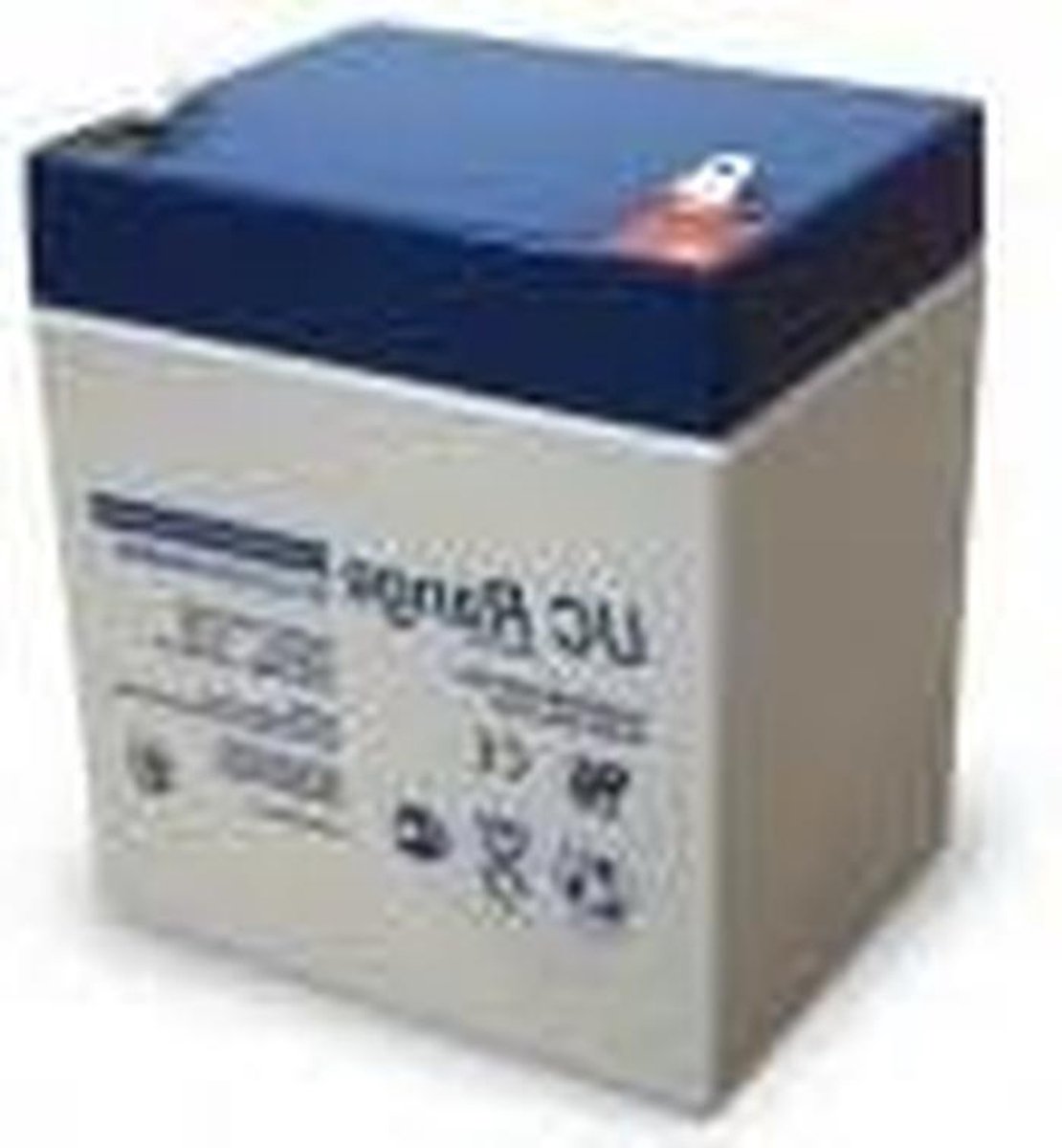 12V 5Ah Accu - Reserve Stroom - Noodstroom Toepassen - Loodaccu Technologie - 5 Ah - Zwart