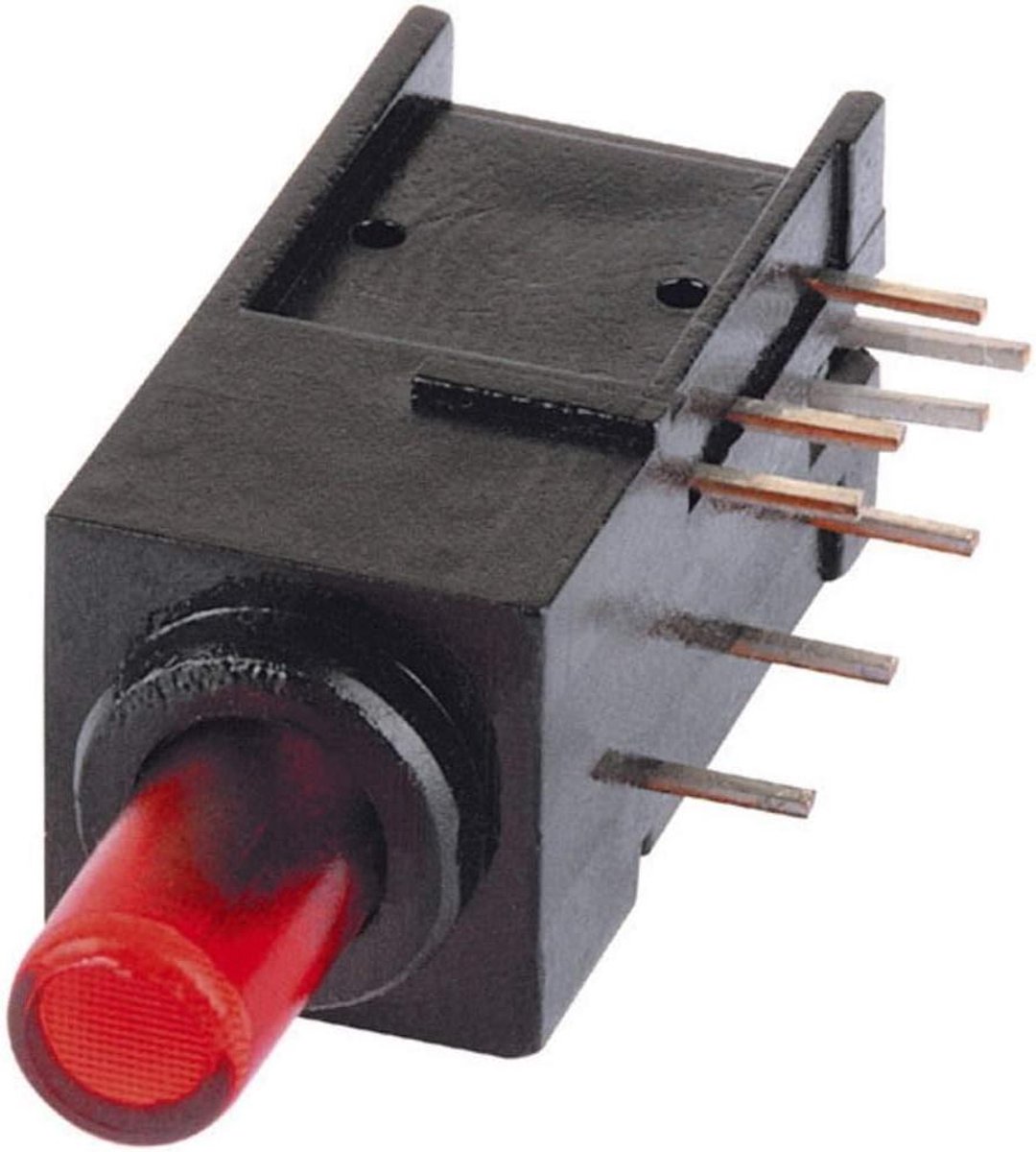 Druktaster - Drukknop schakelaar - Industriële besturing - Opstaande bedieningsknop - 60V DC/AC 0.5A - Groen