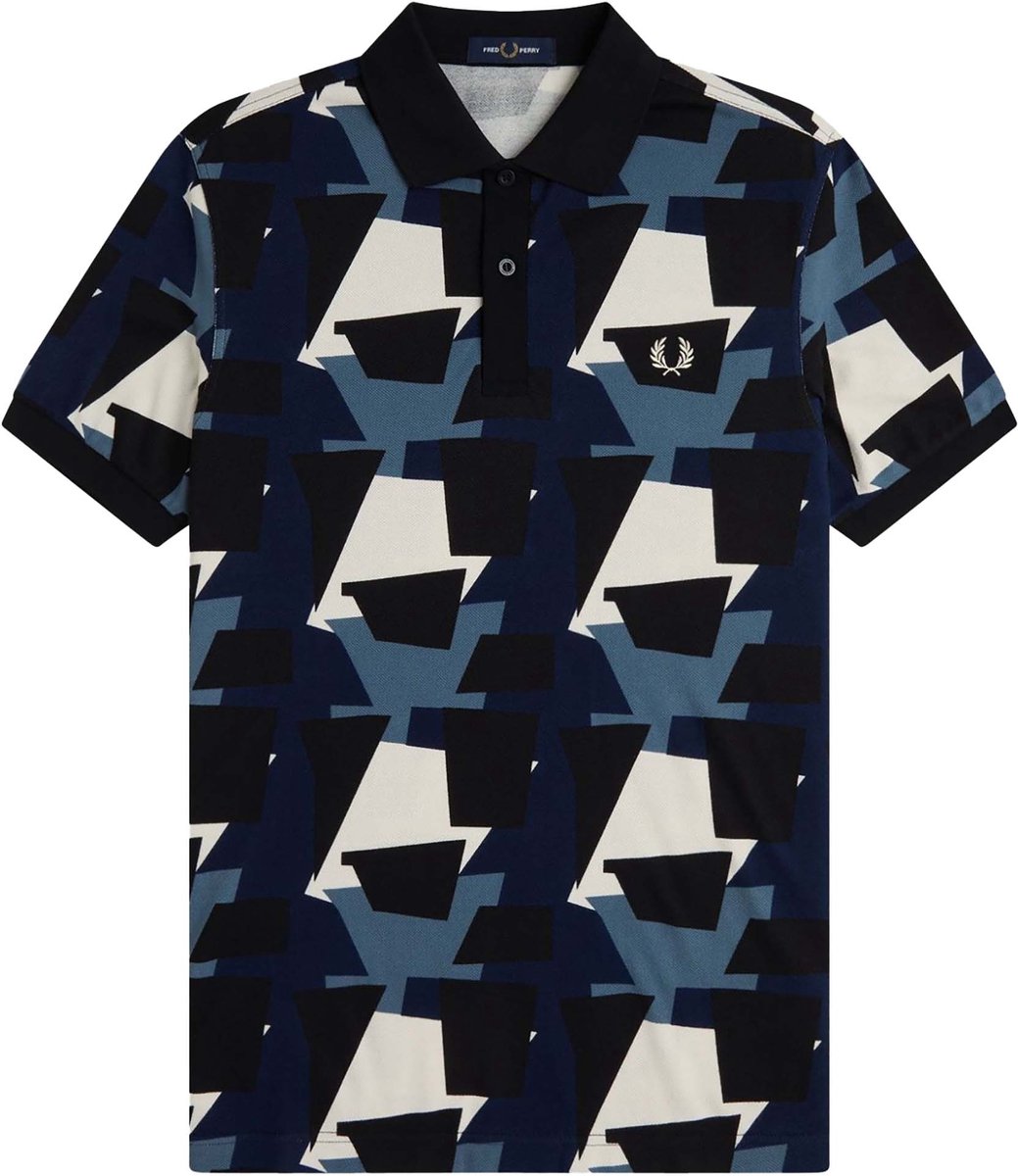 Polo Fredperry Fp Fragment Print Polo Shirt - Fashion Wear - Volwassen