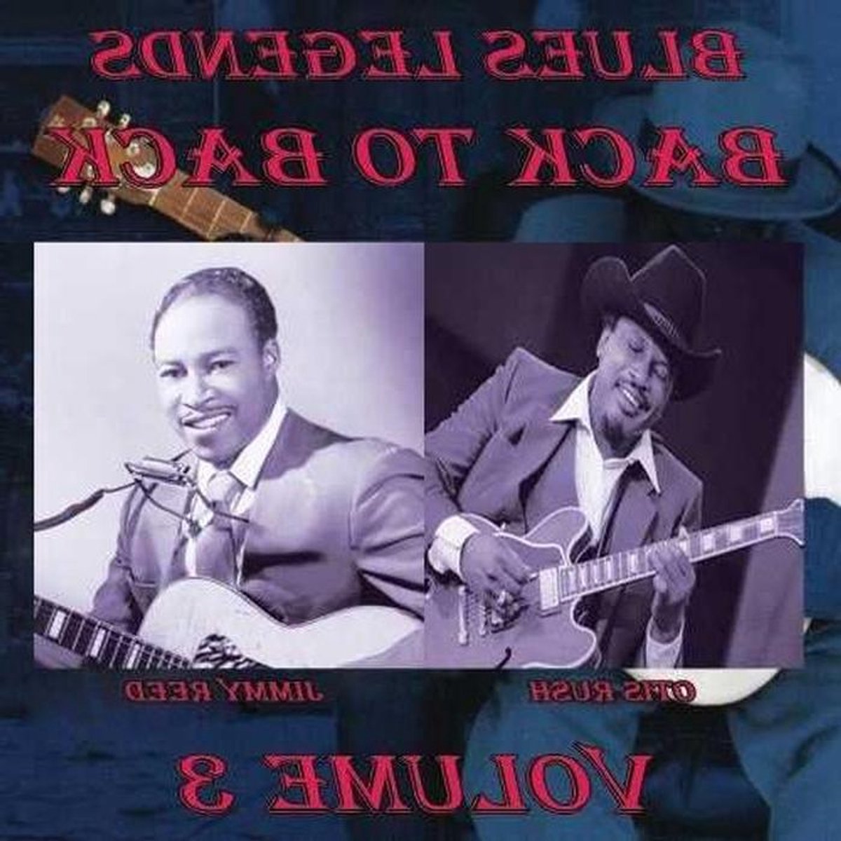Blues Legends Back To Back - Blues compilatie - Muziek luisteren - Dubbel album - 12.7 cm - Niet gespecificeerd