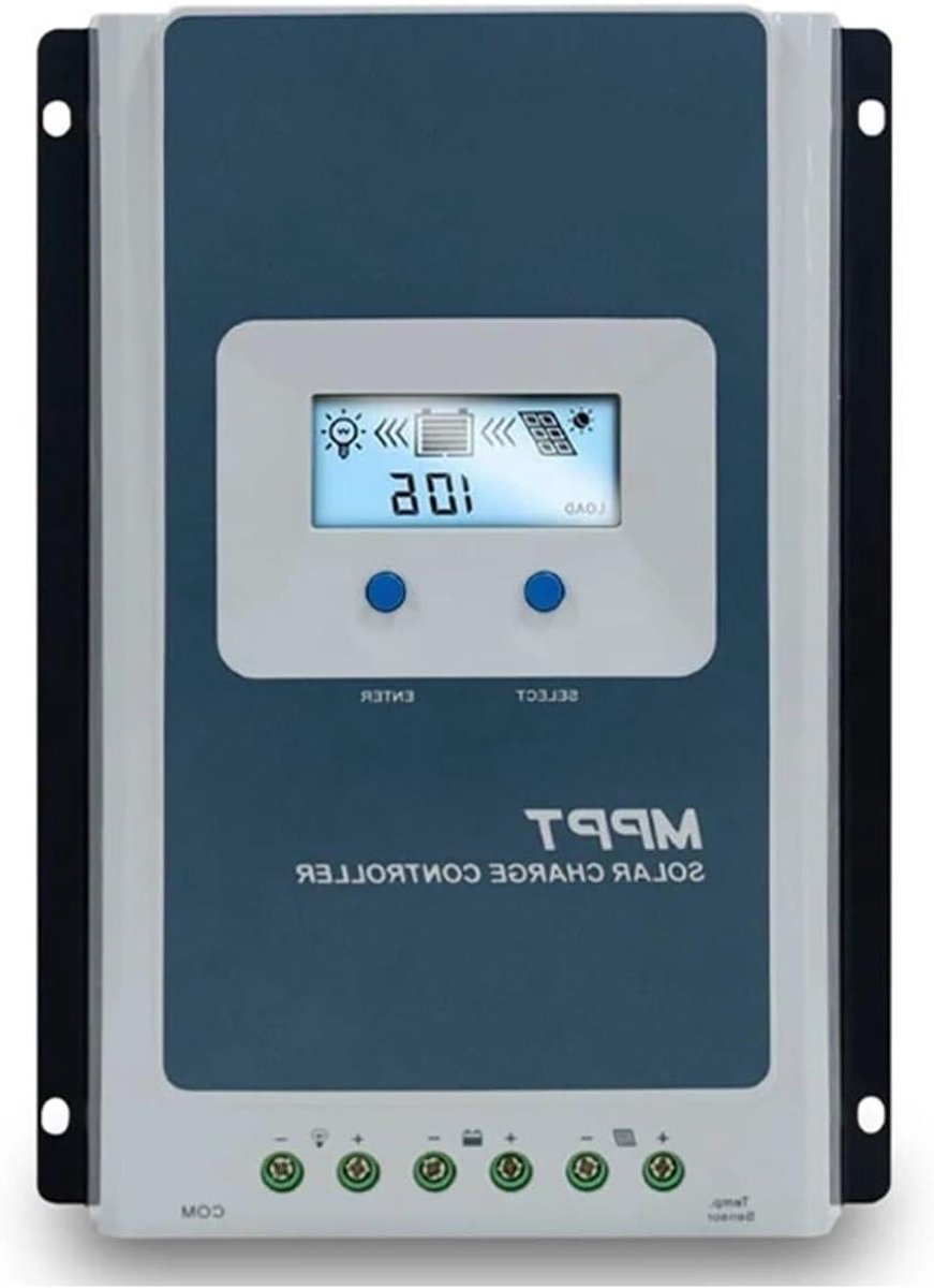 Zonne Laadregelaar - MPPT Regulator - Energie Opladen - Geavanceerde MPPT Technologie - 40A 100V - Grijs
