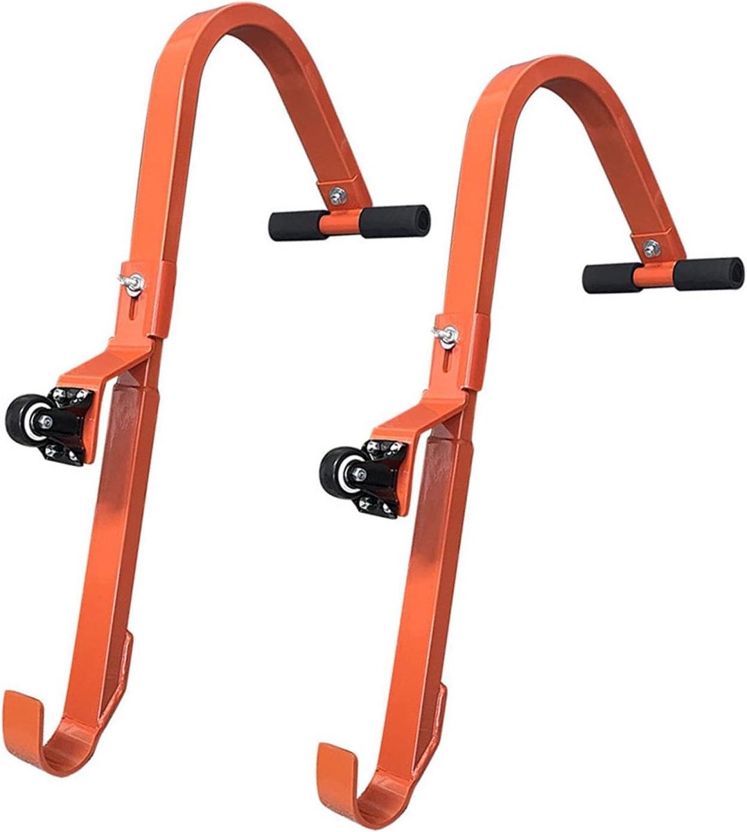 Ladderdakhaak - Ladderstabilisator - Dakgoten Reinigen - Antislip Rubbermat - 44 x 35 cm - Zwart