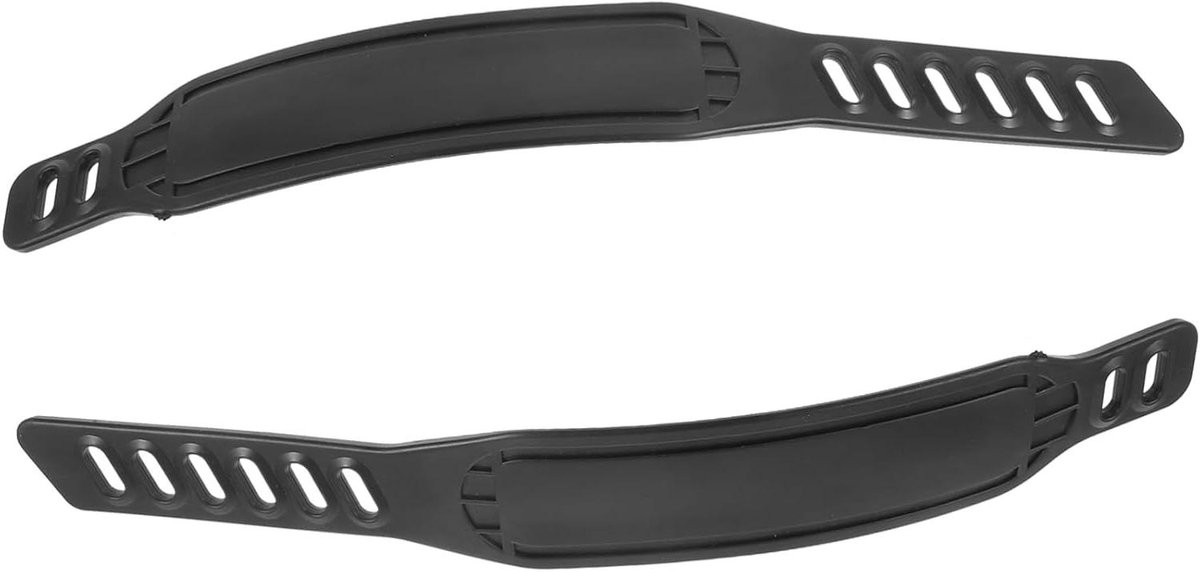 Fiets Pedaal Riemen - Voetsteun Riemen - Fietstrainer Gebruik - Verstelbare Banden - 31 cm Lengte - Zwart