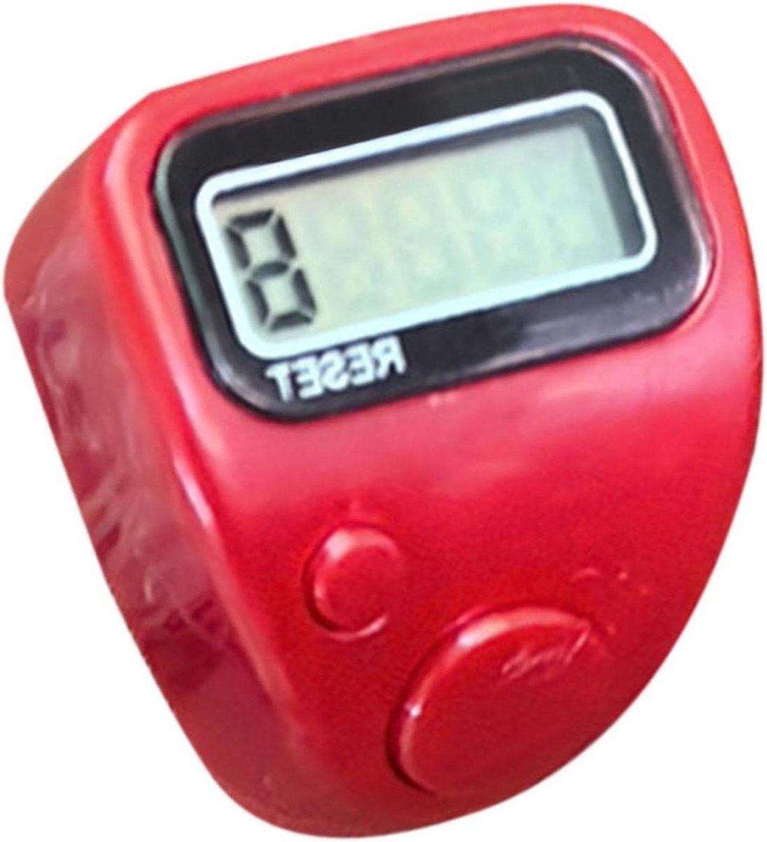 Elektronische Vingerteller - Digitale Teller - Accuraat Tellen - Stille Klik Functie - Vijfcijferig Display - Rood