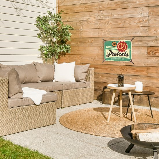 Décoration de Jardin Bretzel - Vintage - Citation - 40x30 cm