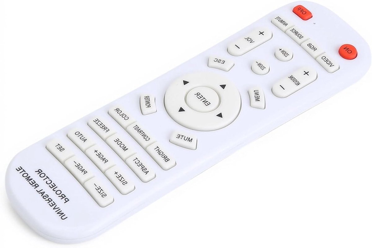 Duurzame en Slijtvaste Universele Afstandsbediening van ABS Materiaal voor Projectoren en Audioapparatuur