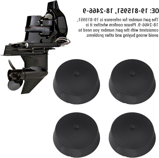 Trim Cilinderkap Einde Kap Pin 4 Stuks Vervanging voor Mercruiser Alpha One Gen II, Geschikt voor Bootmotoren, Eenvoudige Installatie, Duurzaam Materiaal van Merkloos — afbeelding 5