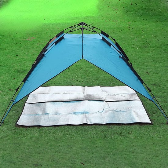 Campingmat Schuim - Slaapmat Picknickdeken - Outdoor Activiteiten - Dubbelzijdig Waterdicht - 200 x 120 cm - Aluminium — afbeelding 4