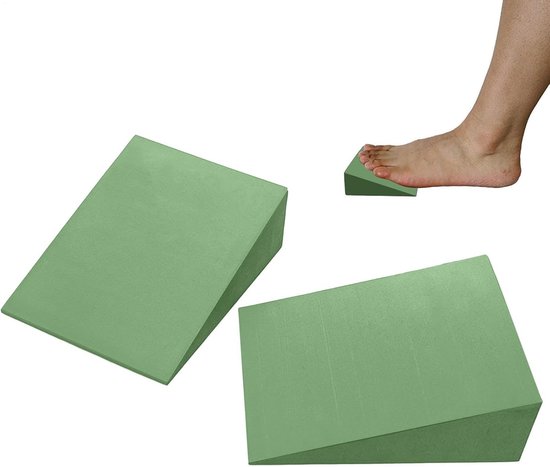 Yoga Wedge Squat Block - Schuine Plank Kniebeschermer - Verbeter Houding - Milieuvriendelijk EVA Materiaal - 15x12x5cm - Groen — afbeelding 5