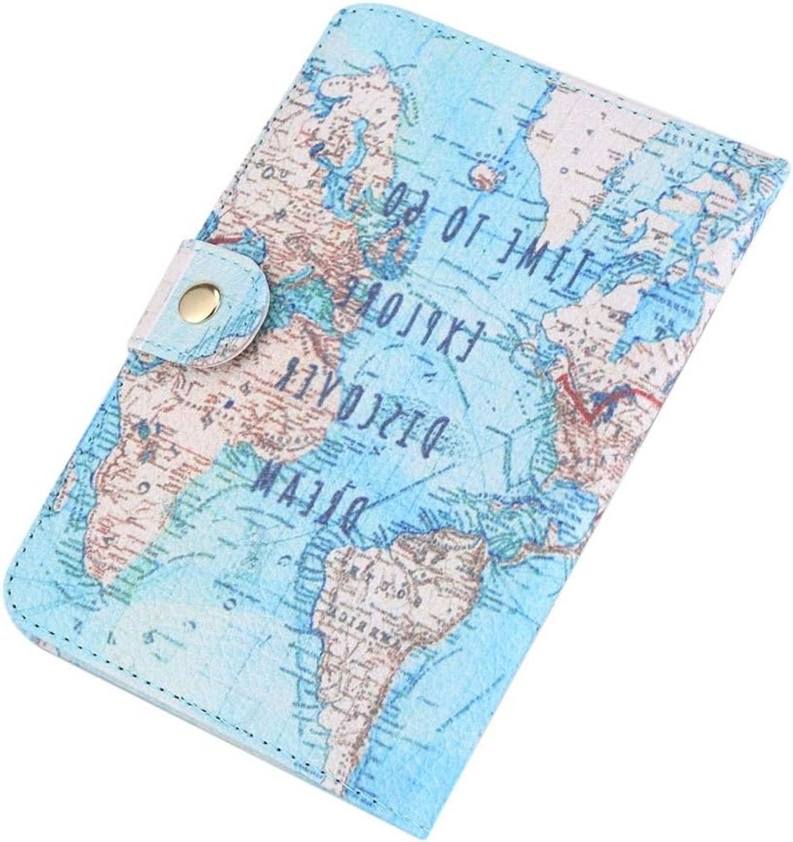 Paspoorthoes met schattige print van PU-leer, beschermende ID en creditcardhouder voor mannen en vrouwen, ideaal voor reizen en organisatie van documenten