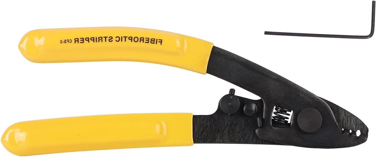 Ergonomische Scharen voor Glasvezel Coating, Antislip Ontwerp, Precisie 3-Poorts Forceps voor Optische Glasvezelbewerking