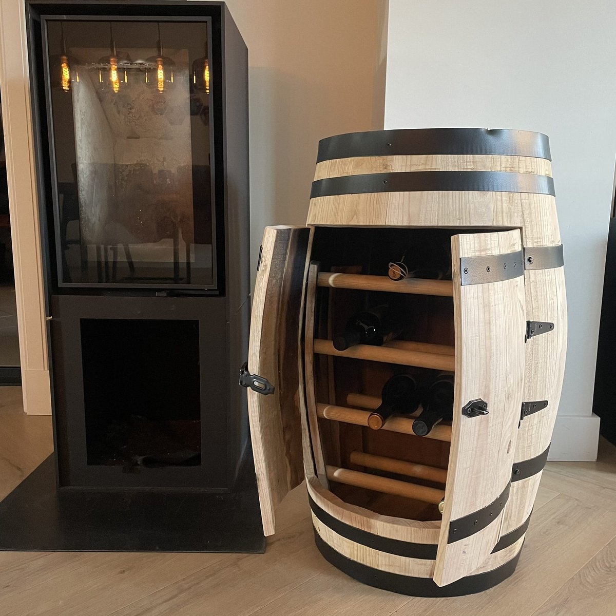 Wijnrek Sauvignon Blanc - 110 liter Wijnvat - Ruimte voor 18 flessen
