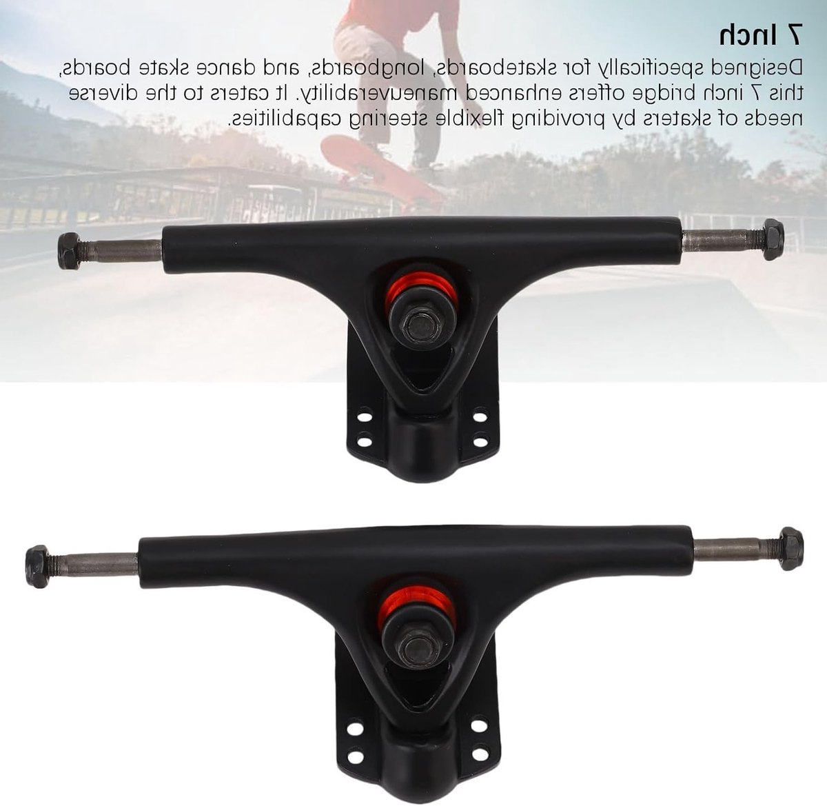 Heavy Trucks van Aluminium Legering voor Longboards Compleet met Washers Schroeven en Moeren voor Skateboards en Dans Skateboards
