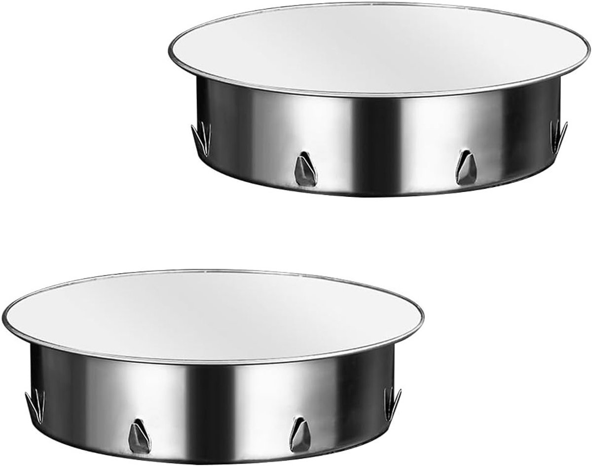 Chimney Opening Lid 125 mm - RVS Schoorsteenafdekking, Stookpijp Deksel en Wanddoorvoer, G